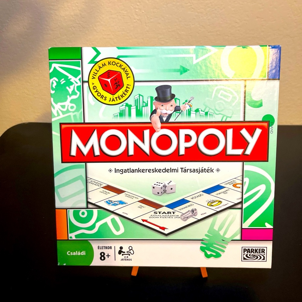 Monopoly Hungary Edition 2008 Rare New Open Box C Pics